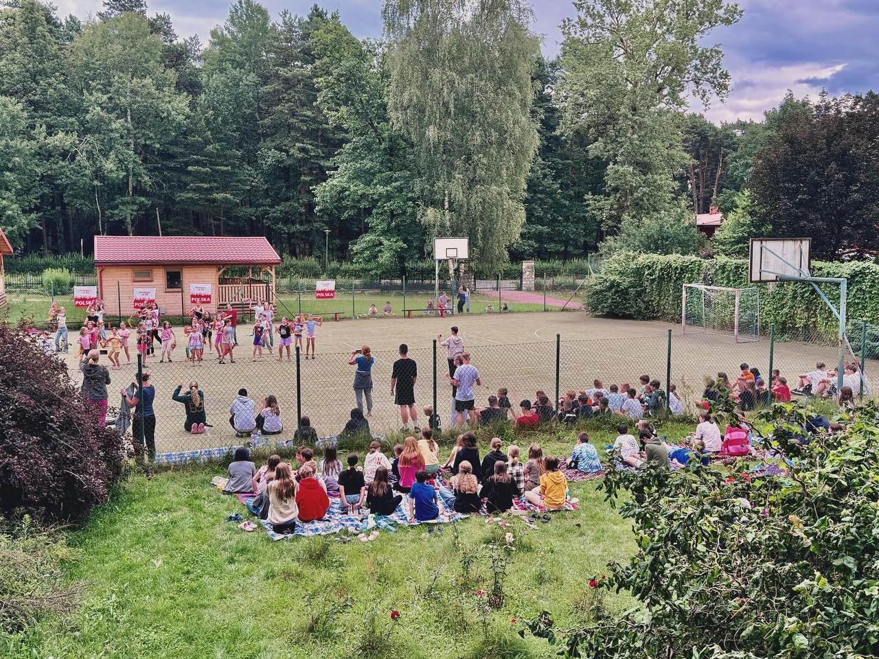 Życie obozowe w ośrodku Wierna